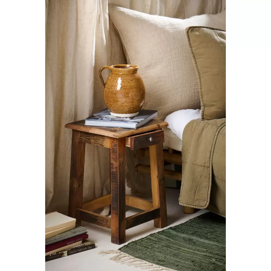 Ib Laursen - Vase m/hank Avignon, Rustik brun