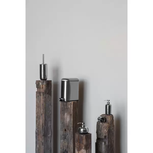 Mette Ditmer - LOTUS krom toiletbørste holder Ø10 x H21cm, Chrome