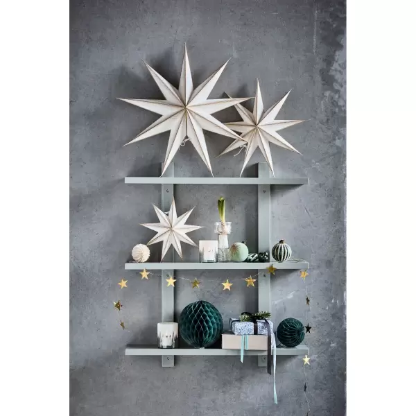 House Doctor - Stjerneguirlande, Antik messinglook L:150