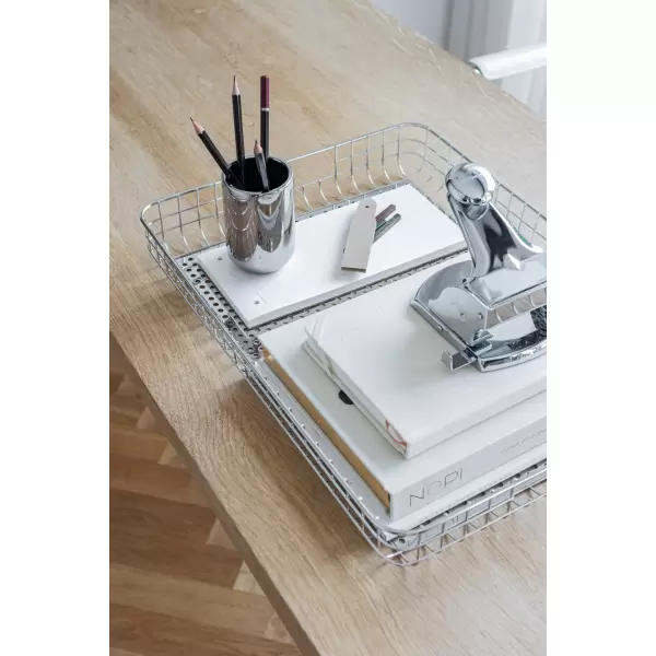 Mette Ditmer - LIFT bakke i krom W33,5 x L45,5 x H6 cm, Chrome