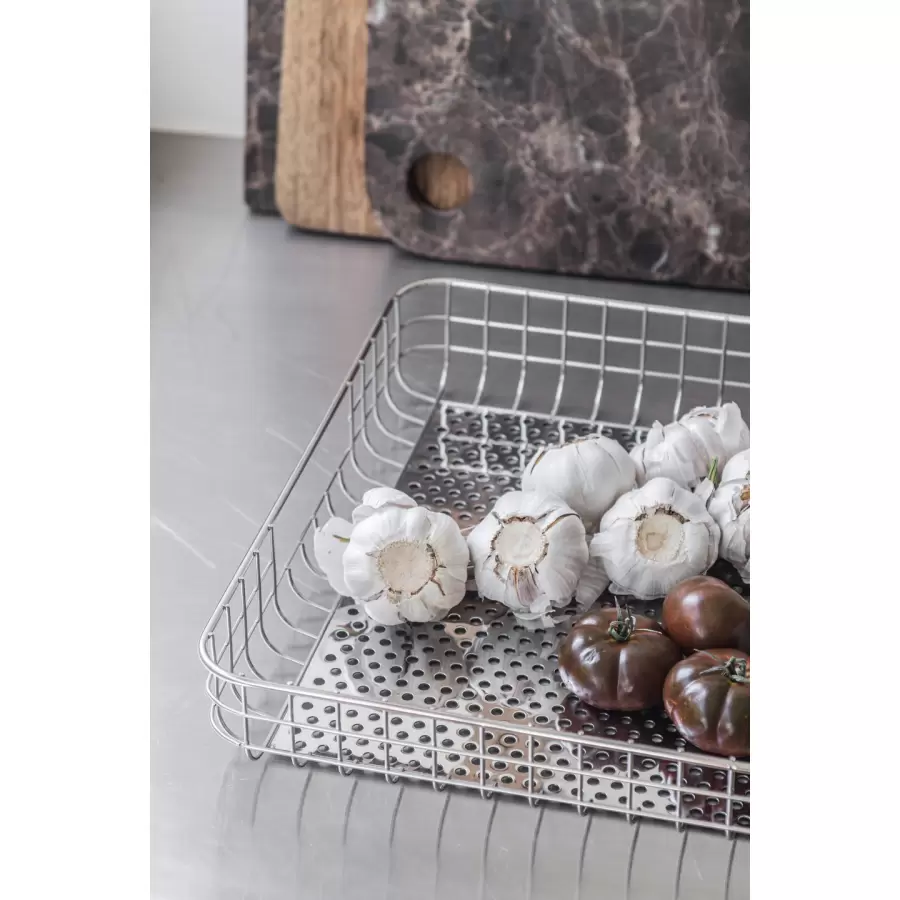Mette Ditmer - LIFT bakke i krom W33,5 x L45,5 x H6 cm, Chrome