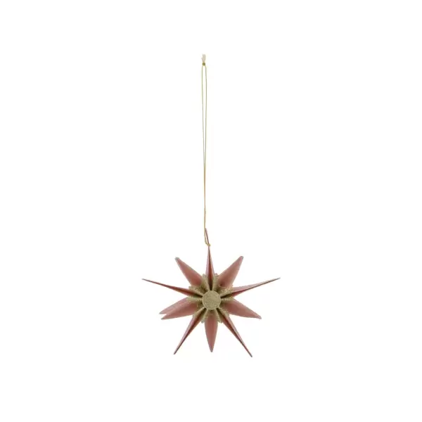 House Doctor - 6 Juleornamenter Stari, Rosa/Champagne