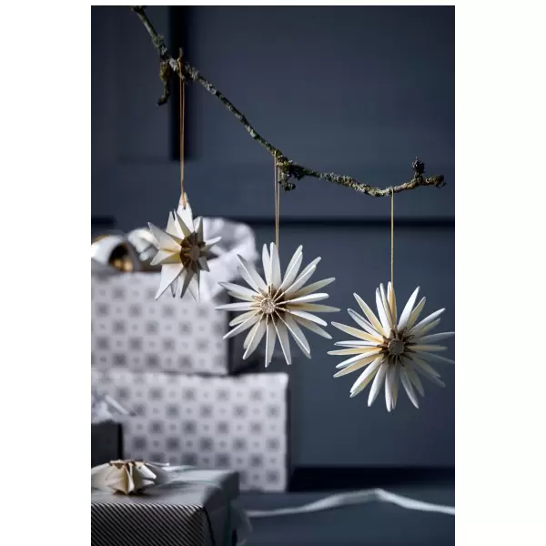 House Doctor - 6 Juleornamenter Stari, Offwhite/Champagne