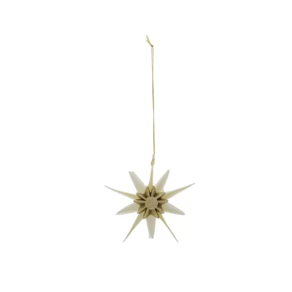 House Doctor - 6 Juleornamenter Stari, Offwhite/Champagne