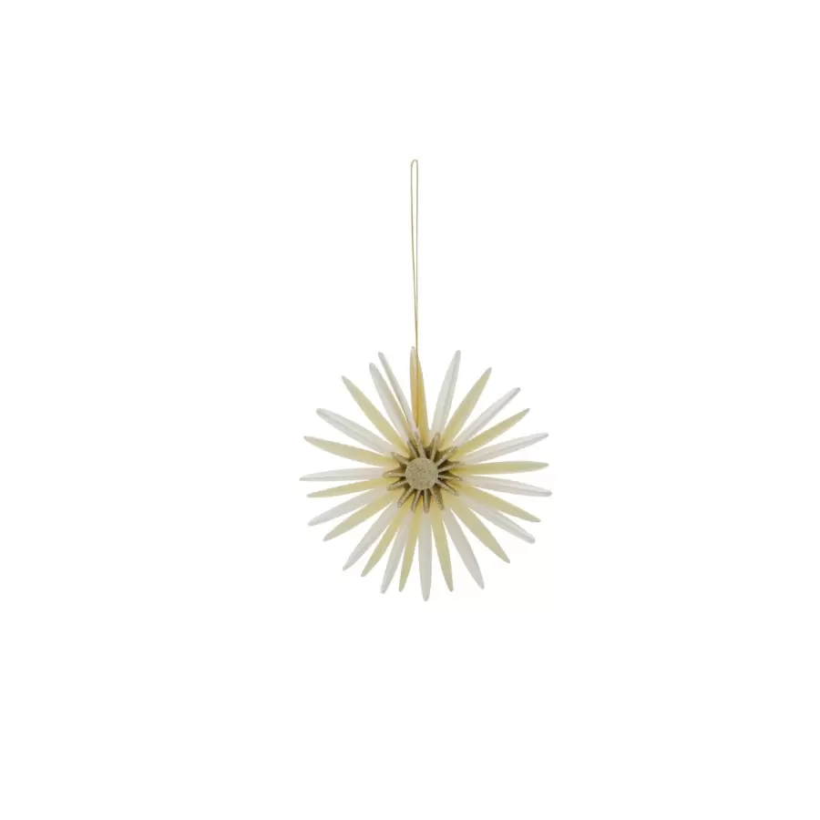 House Doctor - 6 Juleornamenter Stari, Offwhite/Champagne