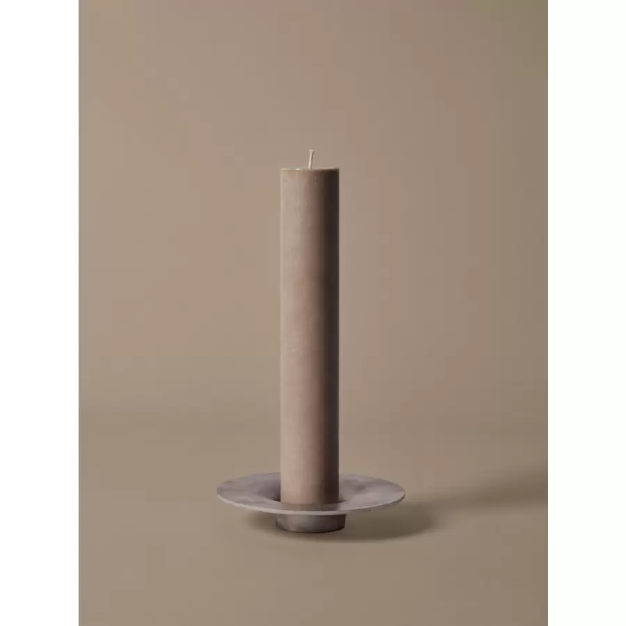 ferm LIVING - Soothe Lysestage til bloklys Ø:5, Aluminium