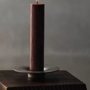 Ferm Living - Soothe Lysestage til bloklys Ø:5, Aluminium Ferm Living - Soothe Lysestage til bloklys Ø:5, Aluminium