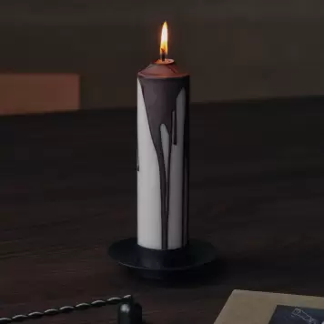 Ferm Living - Bloklys Dryp, Dark Chocolate 5*20 Ferm Living - Bloklys Dryp, Dark Chocolate 5*20