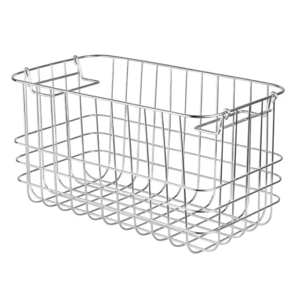Mette Ditmer - STORE-IT basket, small W16,5 x L31 x H16 cm, Chrome