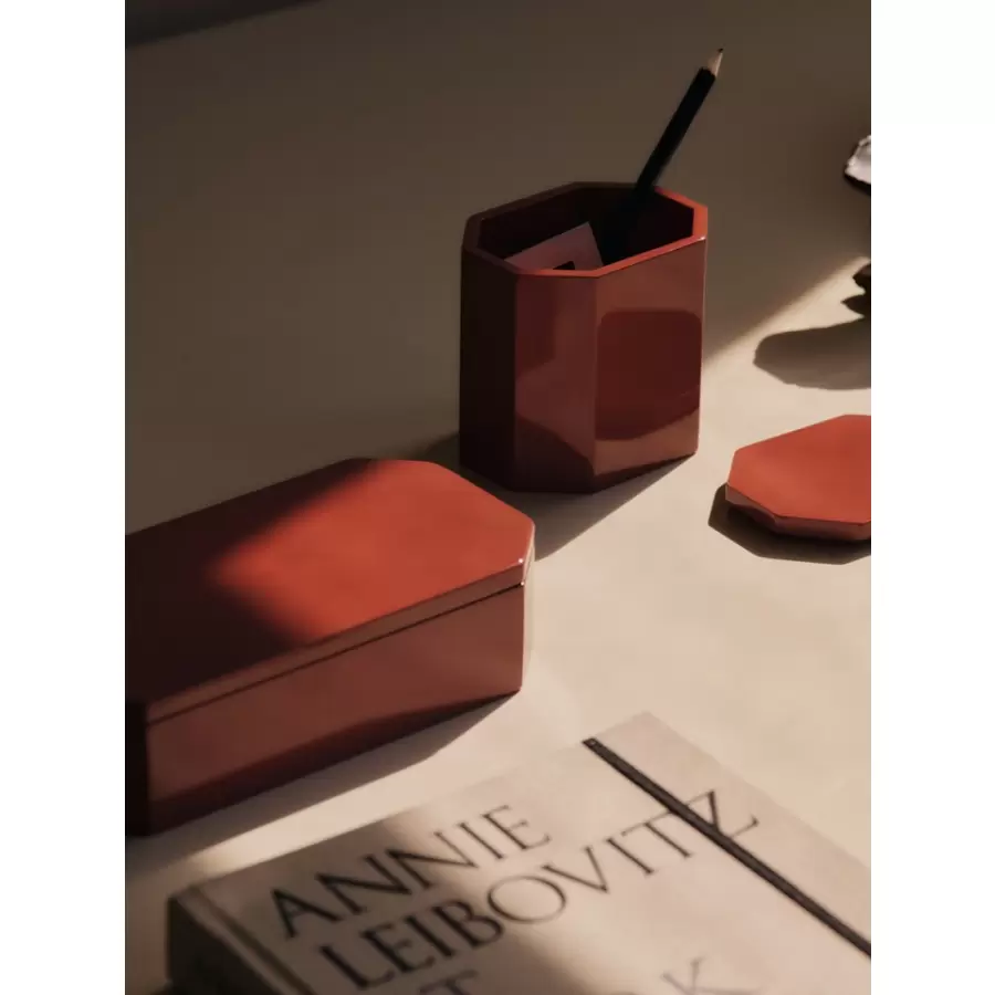 ferm LIVING - Nova opbevarings box - 10 x 7,5 - Picante Red