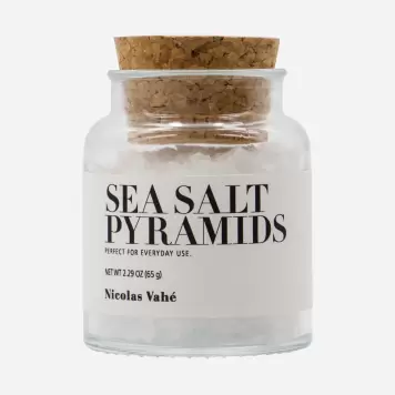 Nicolas Vahé - Sea Salt Pyramids i glas, 65g Nicolas Vahé - Sea Salt Pyramids i glas, 65g