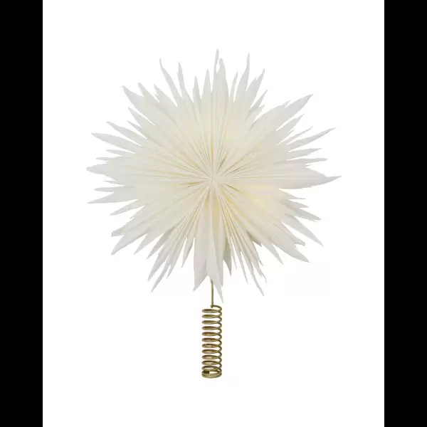 House Doctor - Top star w. LED, HDGant, Hvid;Messingfinish