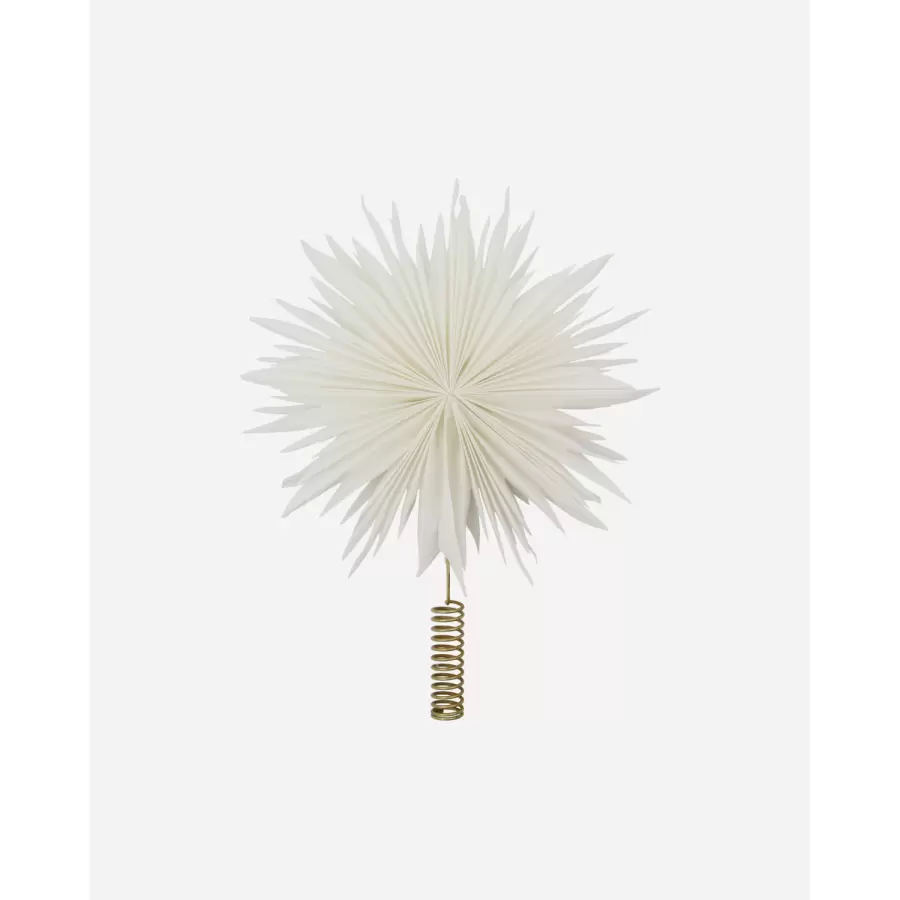House Doctor - Top star w. LED, HDGant, Hvid;Messingfinish