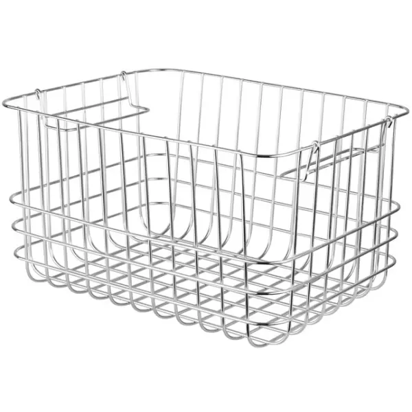 Mette Ditmer - STORE-IT basket, medium W26 x L37 x H20 cm, Chrome