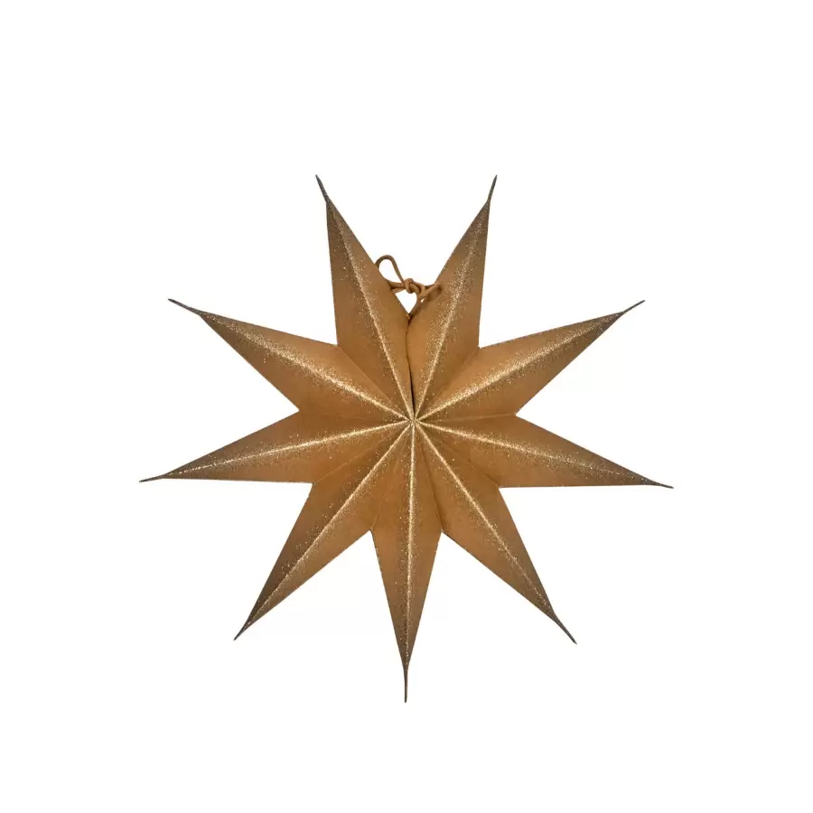House Doctor - Stjerne, 9-benet Natur Champagne