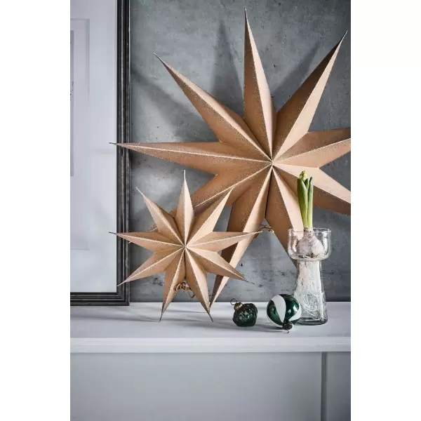 House Doctor - Stjerne, 9-benet Natur Champagne