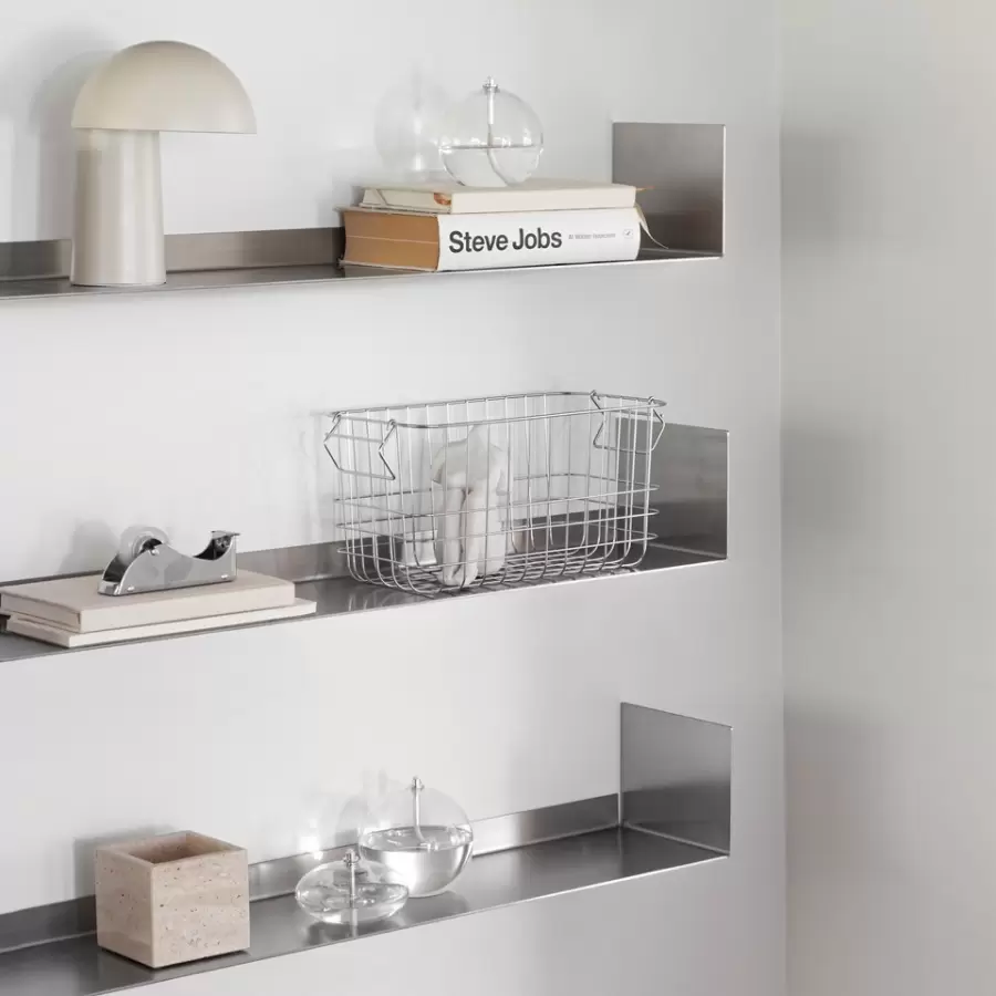 Mette Ditmer - Float Hylde Børstet Stål, L:80,5