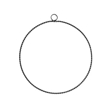 TineK Home - Deco ring Twist, Oxideret messing Ø:25