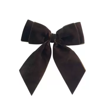TineK Home - Julesløjfe Velour, Mocca 15*13