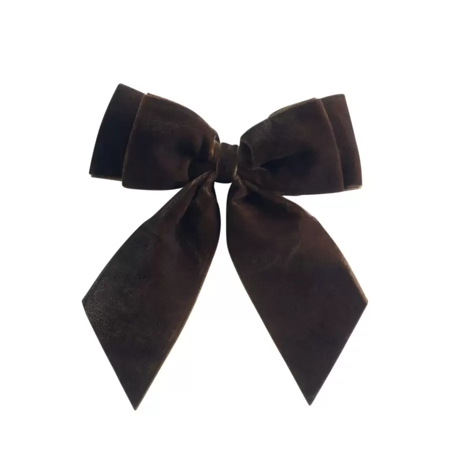 TineK Home - Julesløjfe Velour, Mocca 15*13