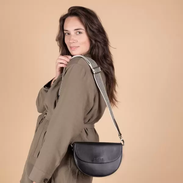 O My Bag - Ava Crossbody Black Classic Leather