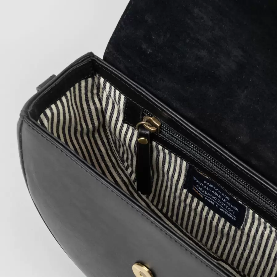 O My Bag - Ava Black Classic Leather