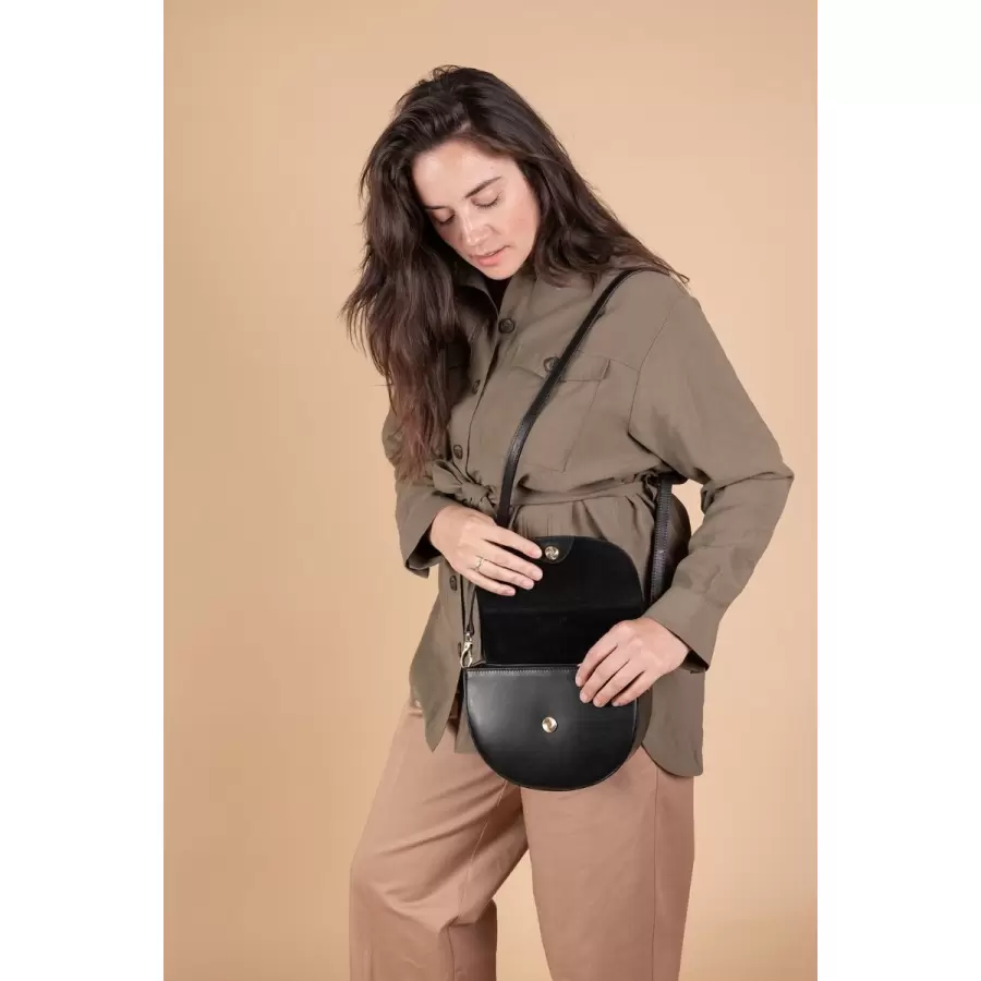 O My Bag - Ava Black Classic Leather