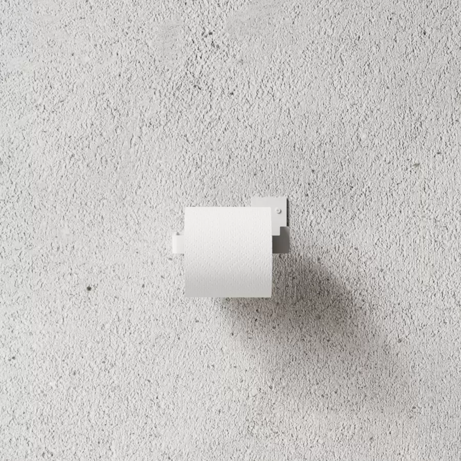 NICHBA - Toiletrulleholder pulverlakeret stål, vælg farve