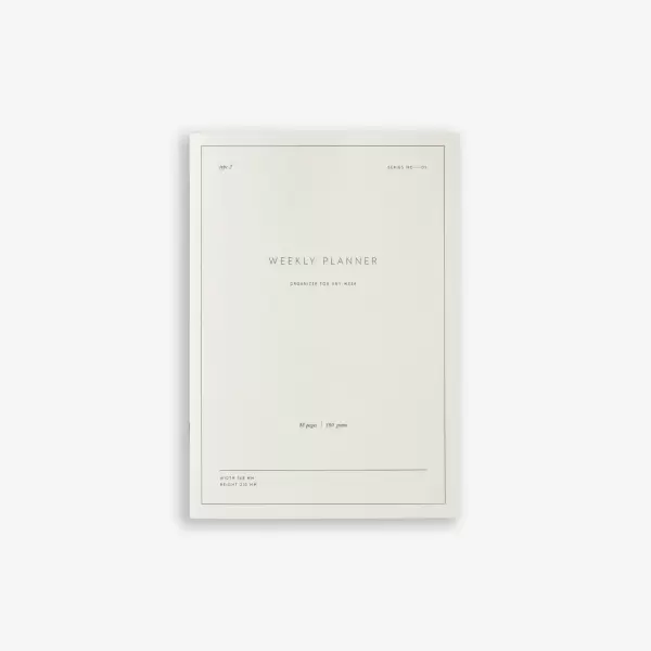 KARTOTEK - Ugentlig Plan -  Notebook
