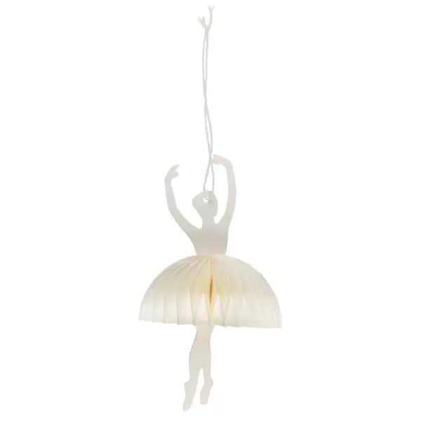 Ib Laursen - Papirklip Ballerina Relevé, Hvid