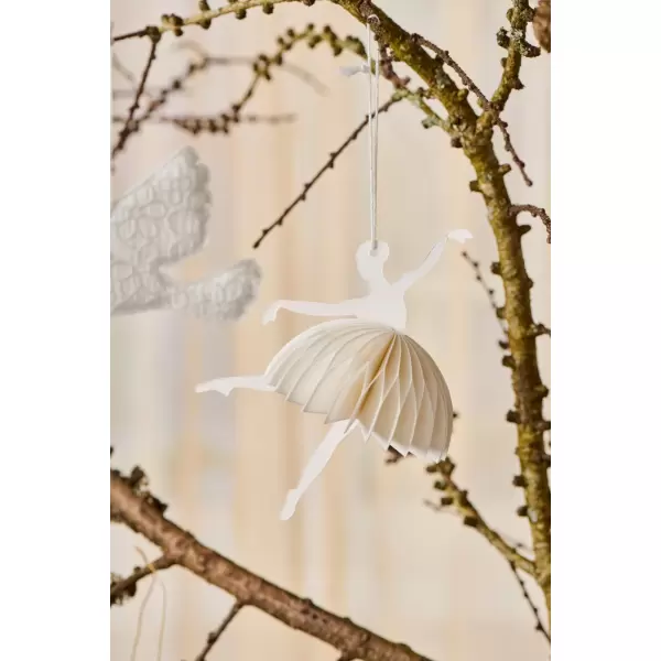 Ib Laursen - Papirklip Ballerina, Hvid