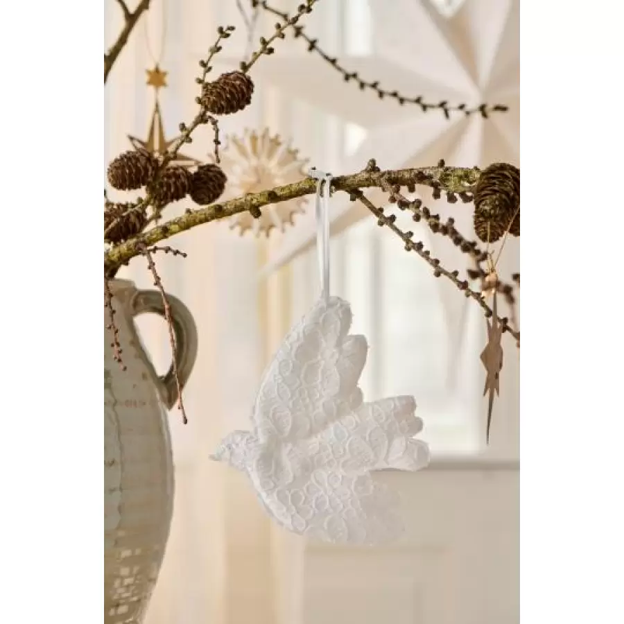 Ib Laursen - Ophæng Fugl Broderi Anglaise