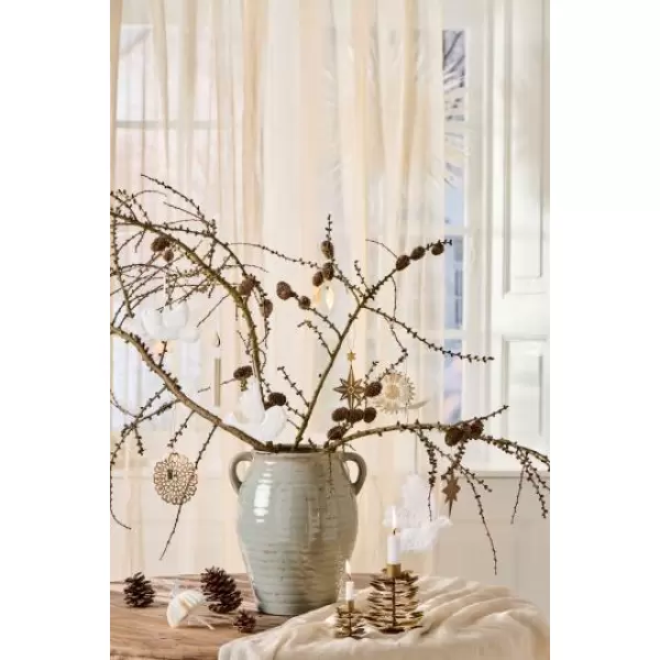 Ib Laursen - Fugl broderi anglaise My Nostalgic Christmas