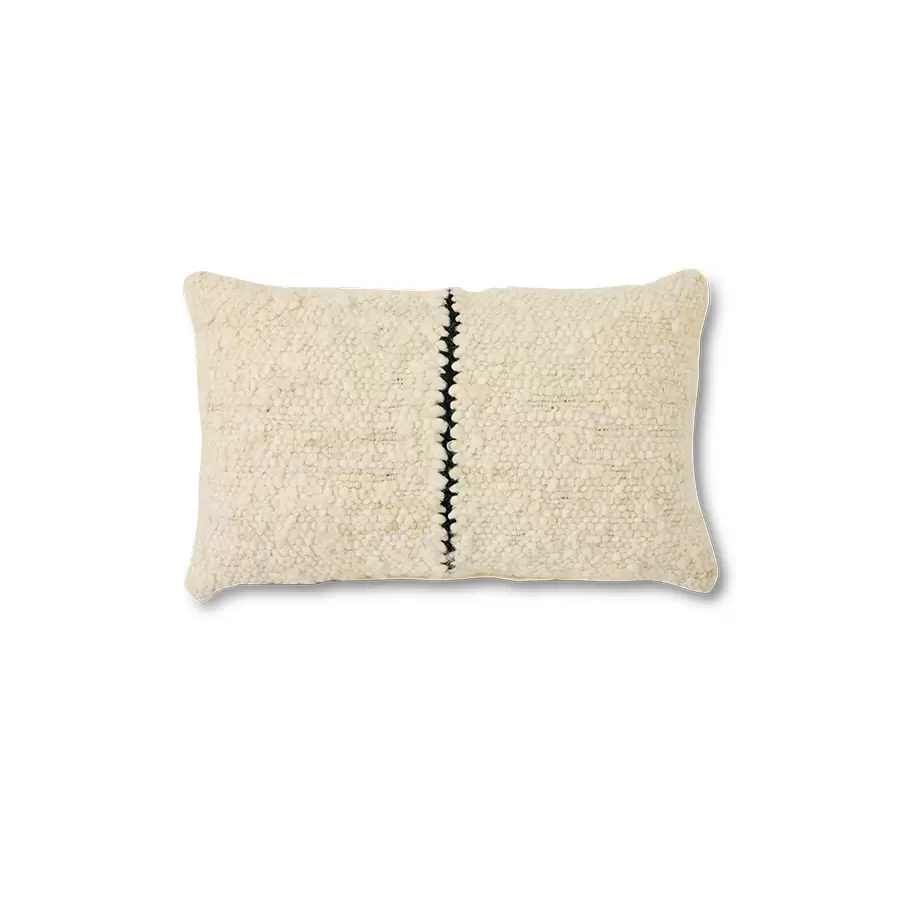 HK living - Natural Wool Striped Cushion 30*50