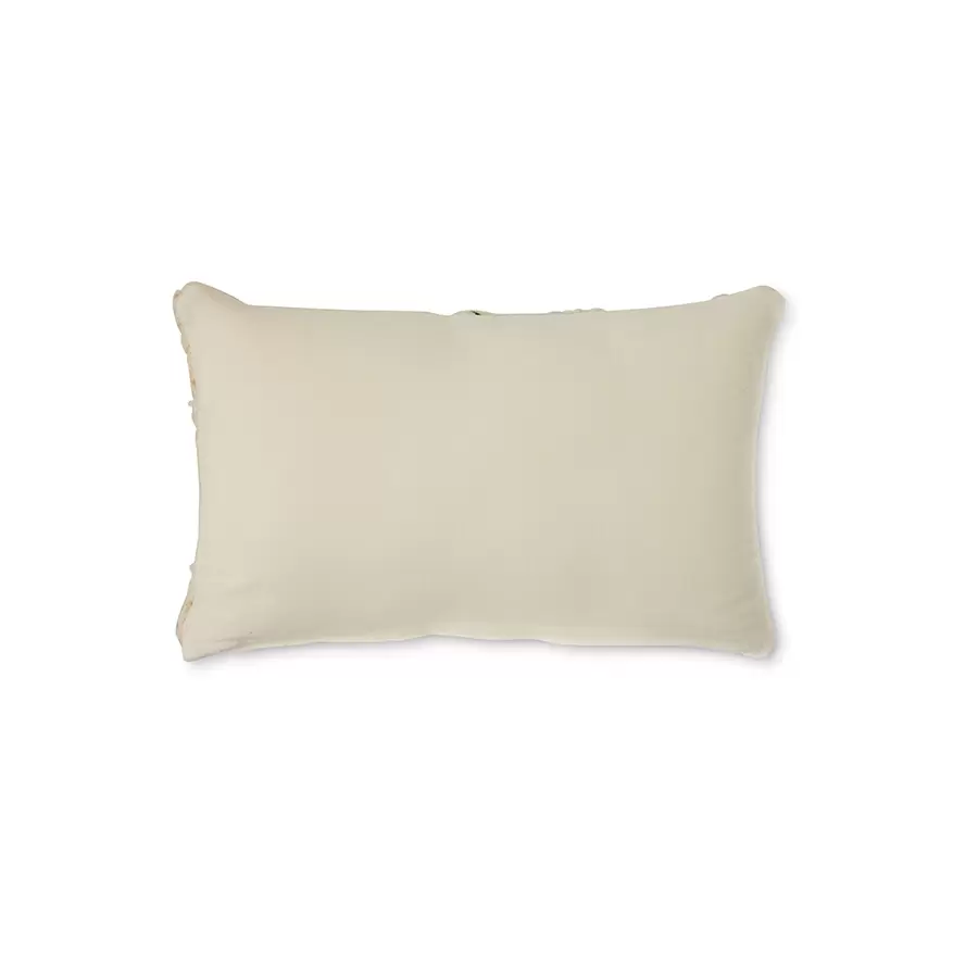 HK living -  Natural wool  striped  cushion  (50x30 cm)
