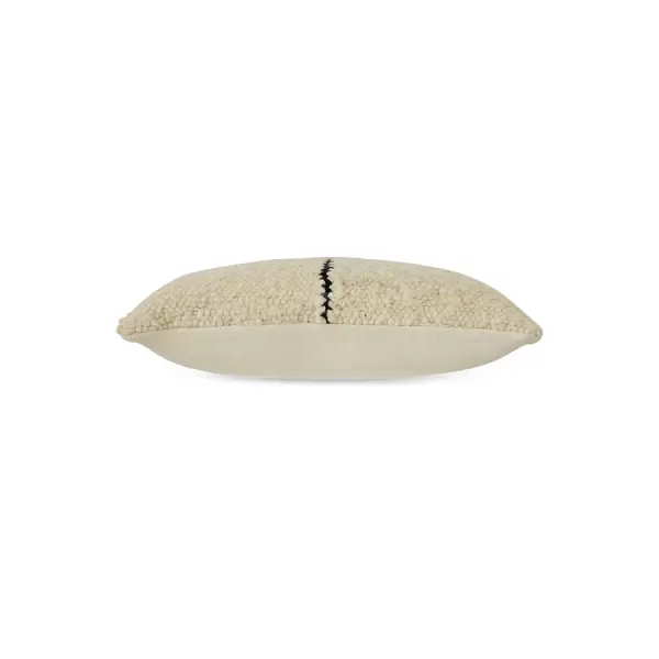 HK living -  Natural wool  striped  cushion  (50x30 cm)