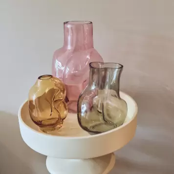 HK living - Vase Gleam Rose, High