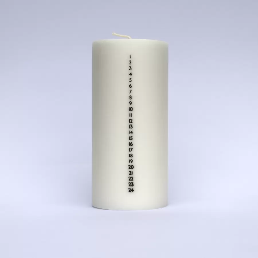 Åbenlys kalenderlys sort Åbenlys kalenderlys sort