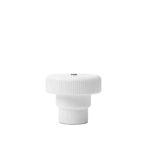 ferm LIVING - Ripple Bærbar og opladelig lampe - H10 -  Hvid