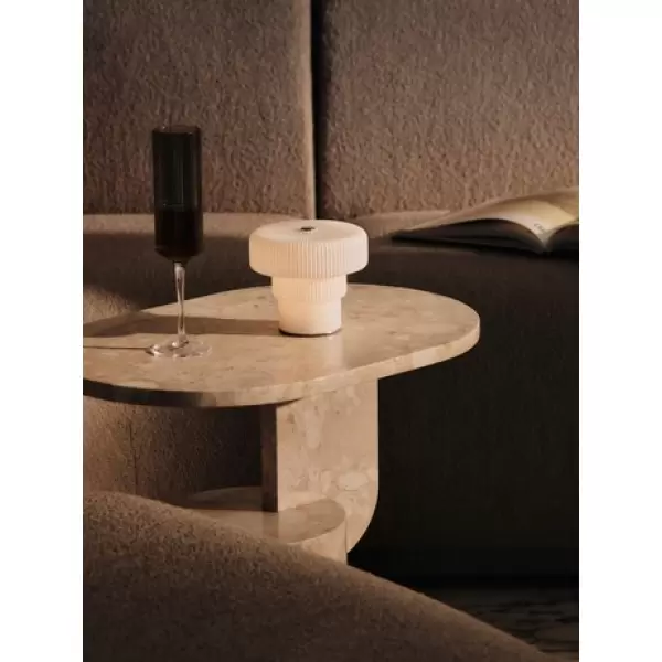 ferm LIVING - Ripple Transportabel Lampe, Hvid
