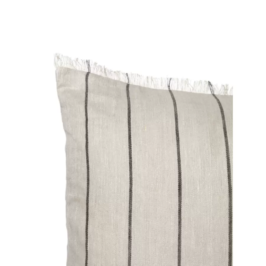 ferm LIVING - Calm Pude, Camel/Black 80*80