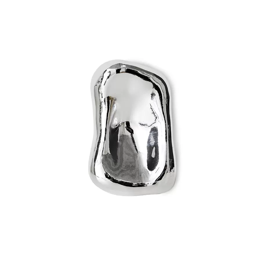 HK living - Glass  Sculpture  Chrome, no. 3