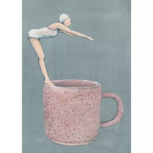 Kirstine Falk - Lejlighedskort, morgendyp A5