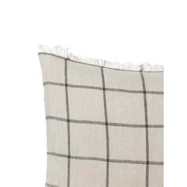 ferm LIVING - Calm Cushion - Camel / Black