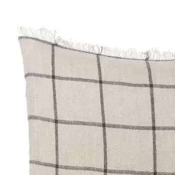 Ferm Living - Pude Calm, Camel/Black