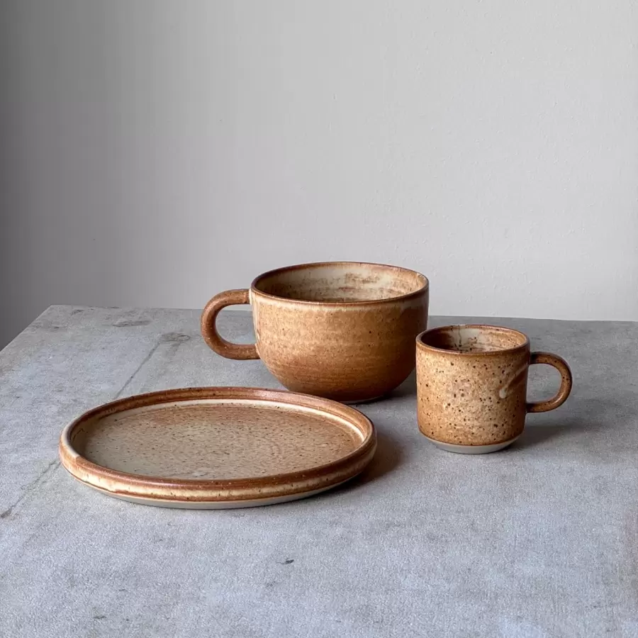 Julie Damhus - Oda Tekop med hank, Rosa