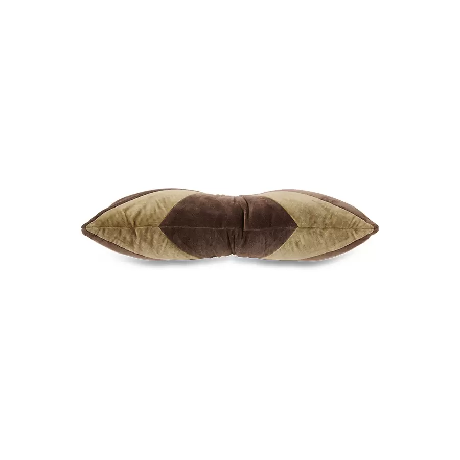 HK living -  Velvet, Brun velour pude  (50x30 cm)