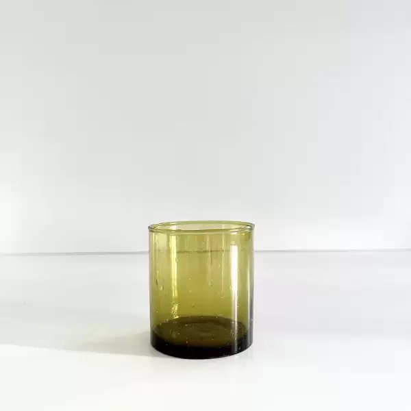 Manipura Living - 1 stk. Casablanca glas - Le Verre - H9 cm (M) - Oliven