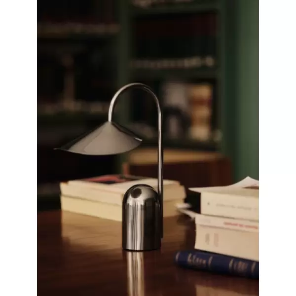ferm LIVING - Arum Transportabel Lampe, Rustfrit stål