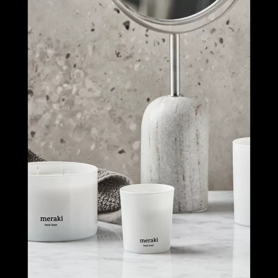 meraki - 2 stk. Duftlys, Fresh Linen meraki - 2 stk. Duftlys, Fresh Linen